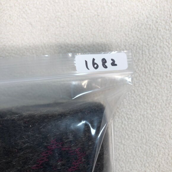 Ermenegildo Zegna Sweater Men's S Brown Geometric Wool Mohair Nylon V Neck HOLES - Picture 16 of 16